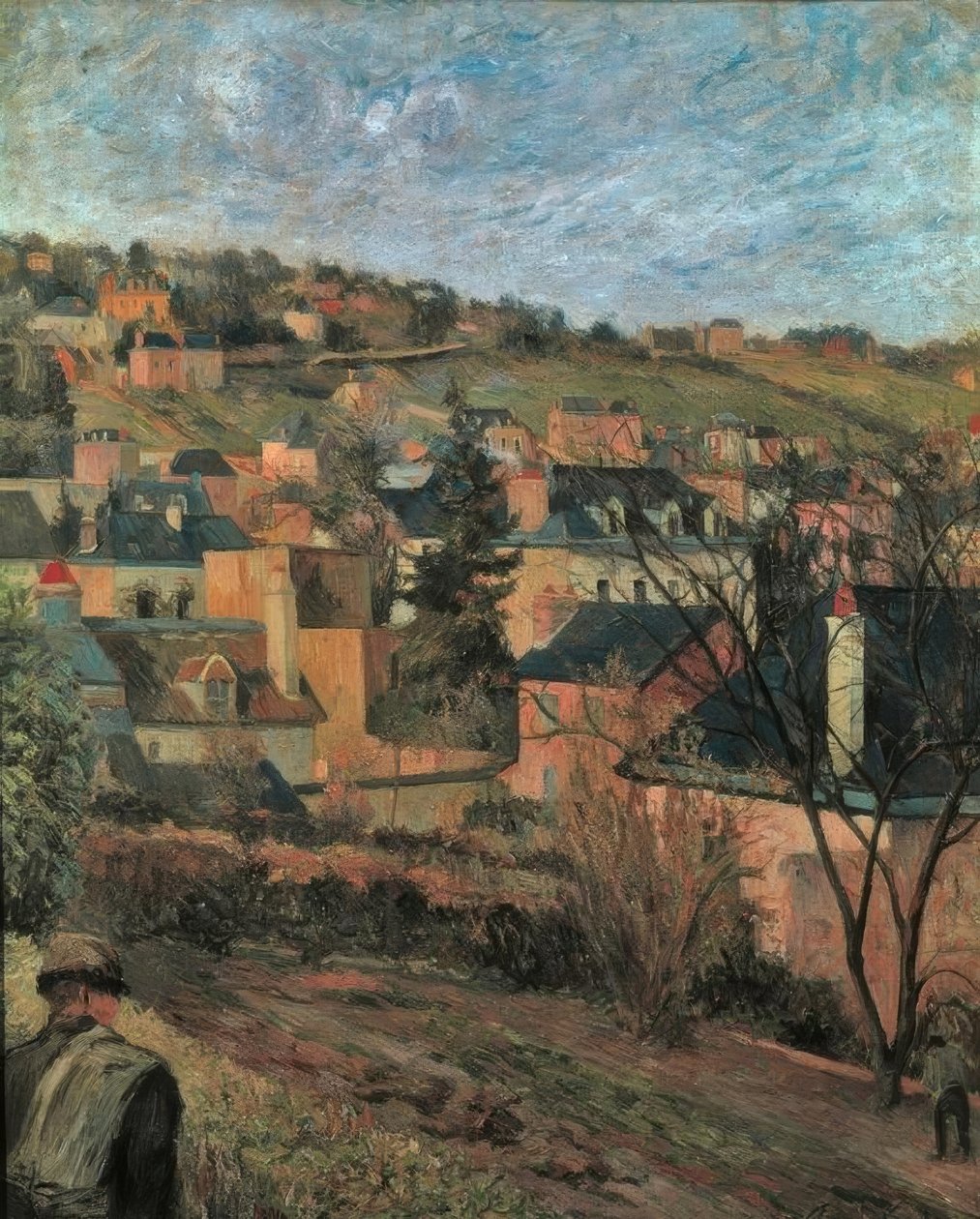 The Blue Roofs (Rouen) by Paul Gauguin