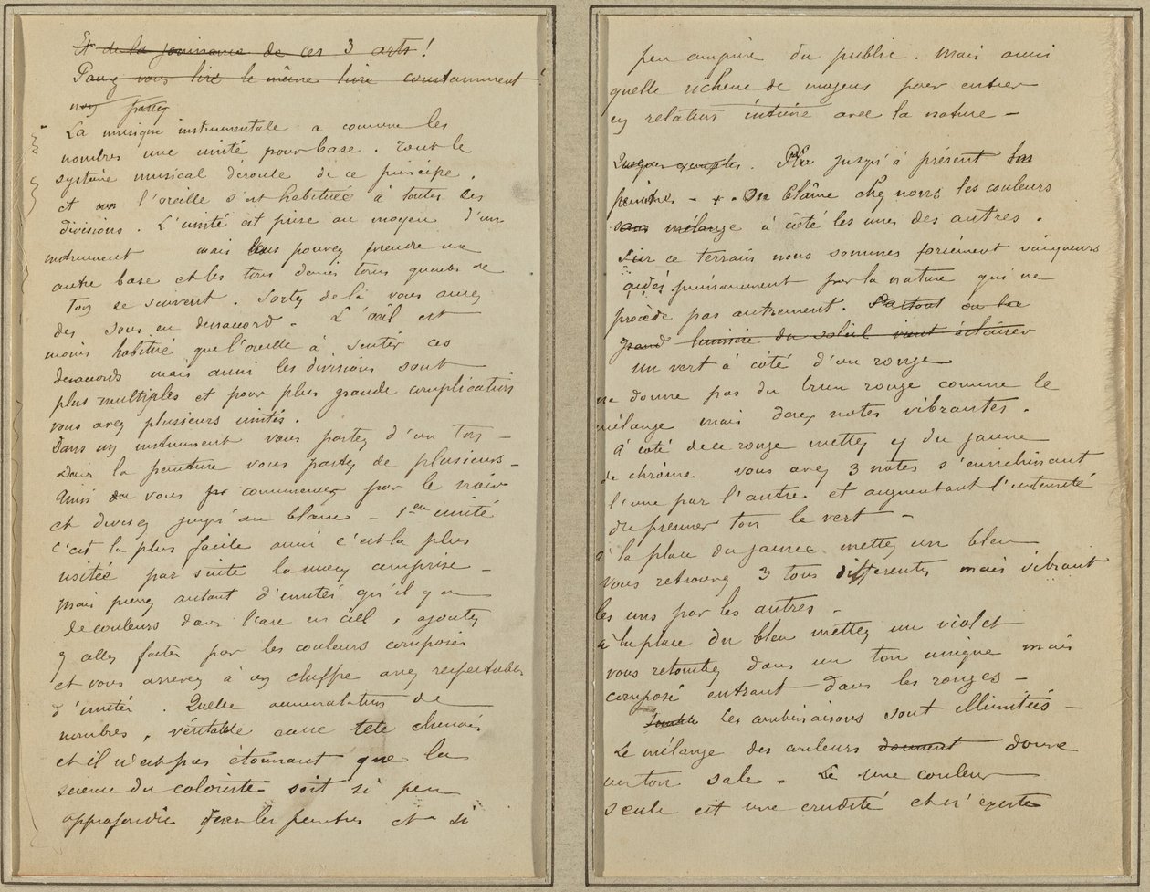 Manuscript Pages by Paul Gauguin