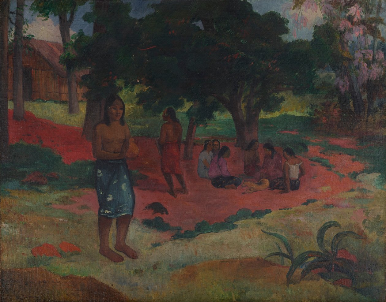 Parau Parau (Whispered Words) by Paul Gauguin
