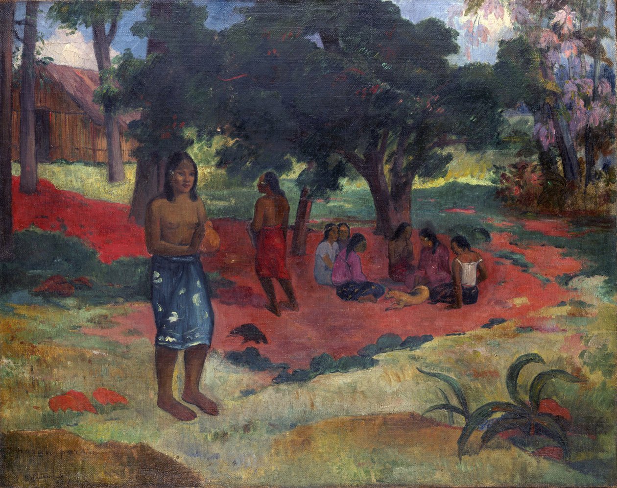 Parau Parau (Whispered Words) by Paul Gauguin