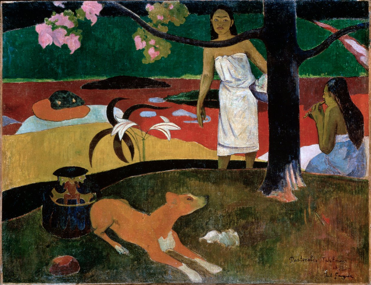 Tahitian Pastorals, 1892 by Paul Gauguin