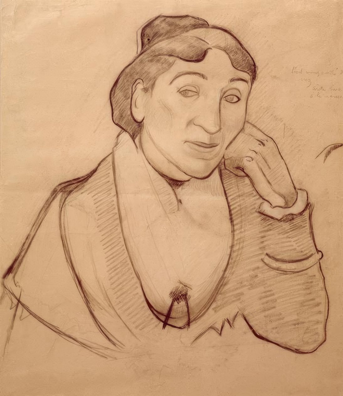 Portrait of the Arlésienne by Paul Gauguin