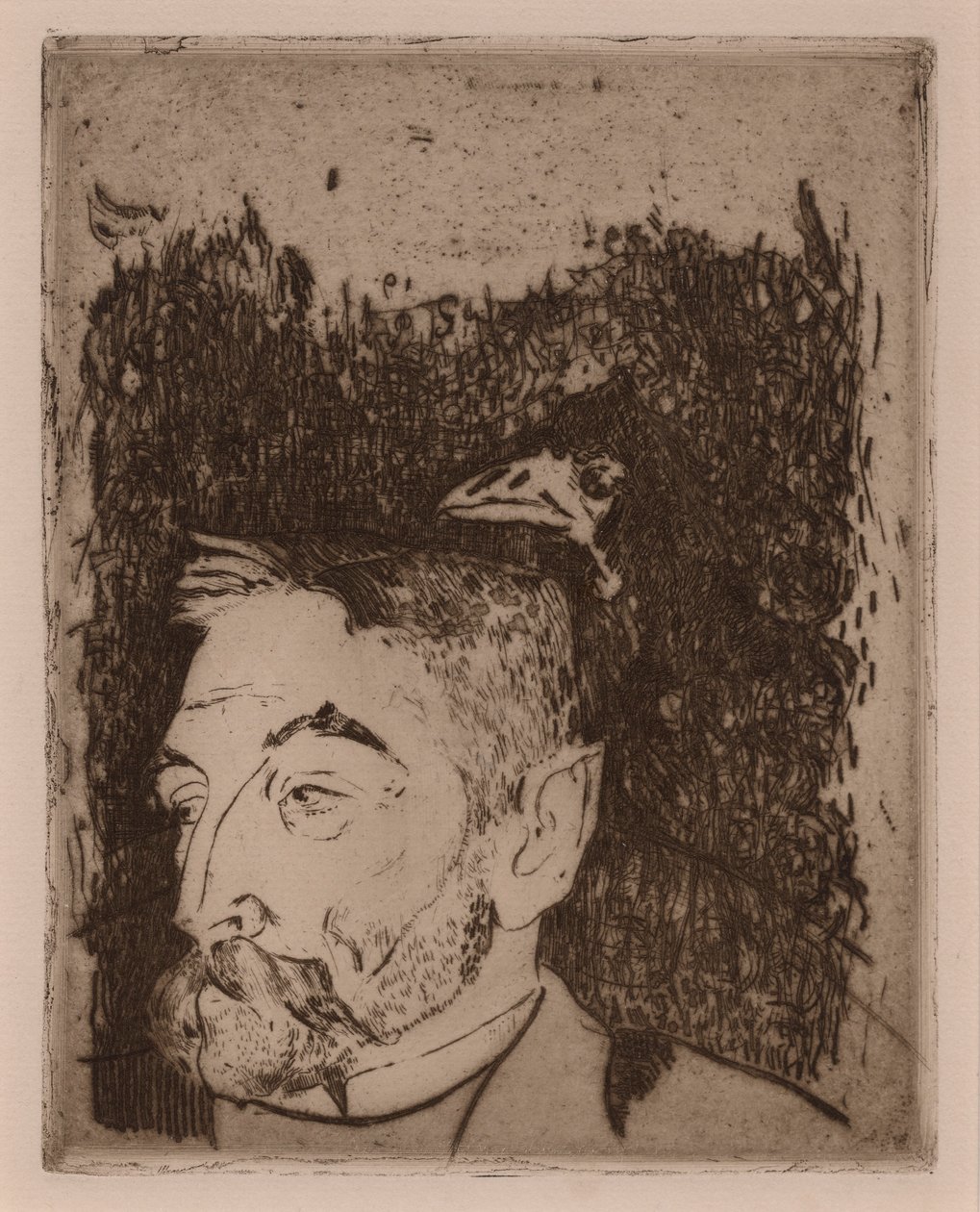 Portrait of Stéphane Mallarmé by Paul Gauguin