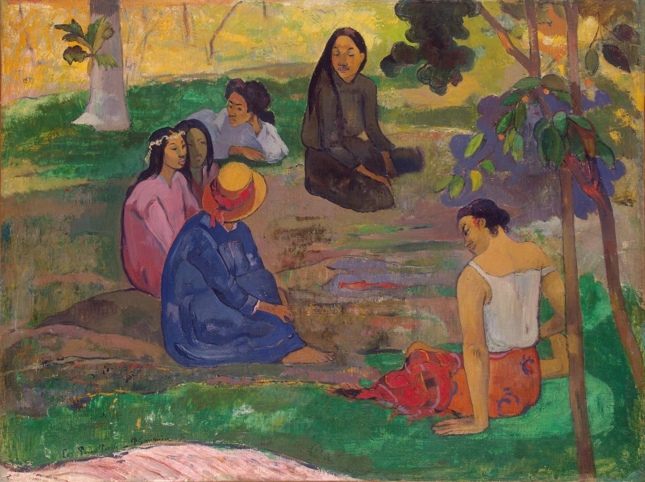 Conversation by Paul Gauguin