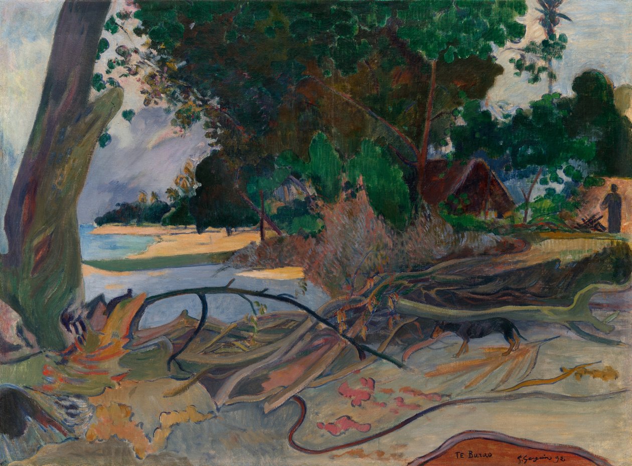 The Hibiscus Tree by Paul Gauguin
