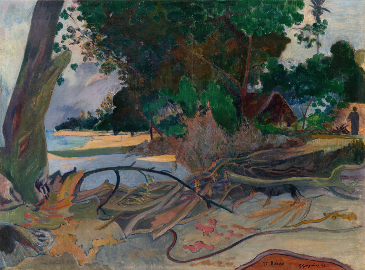 The Hibiscus Tree by Paul Gauguin