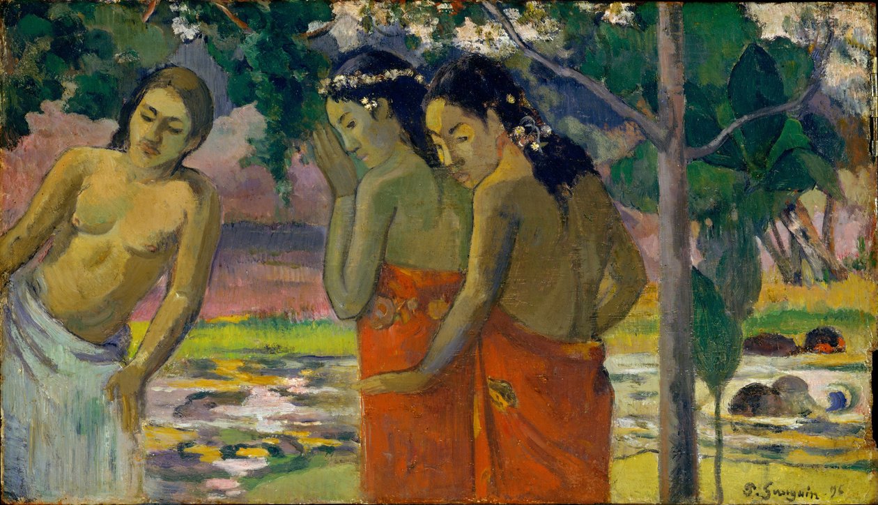 Three Tahitian Women by Paul Gauguin