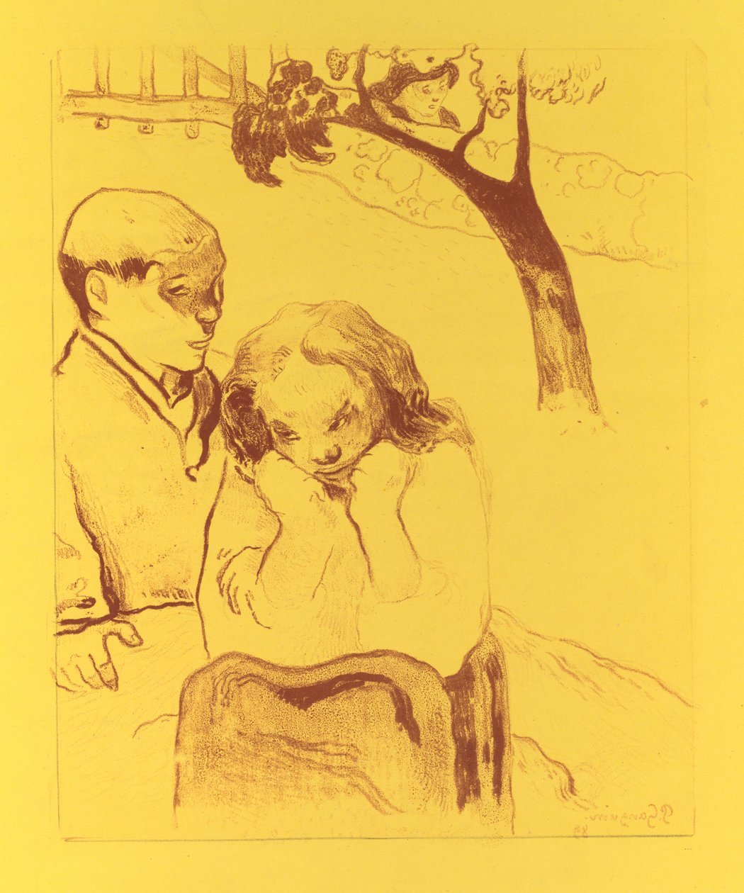 Volpini Suite: Human Misery by Paul Gauguin