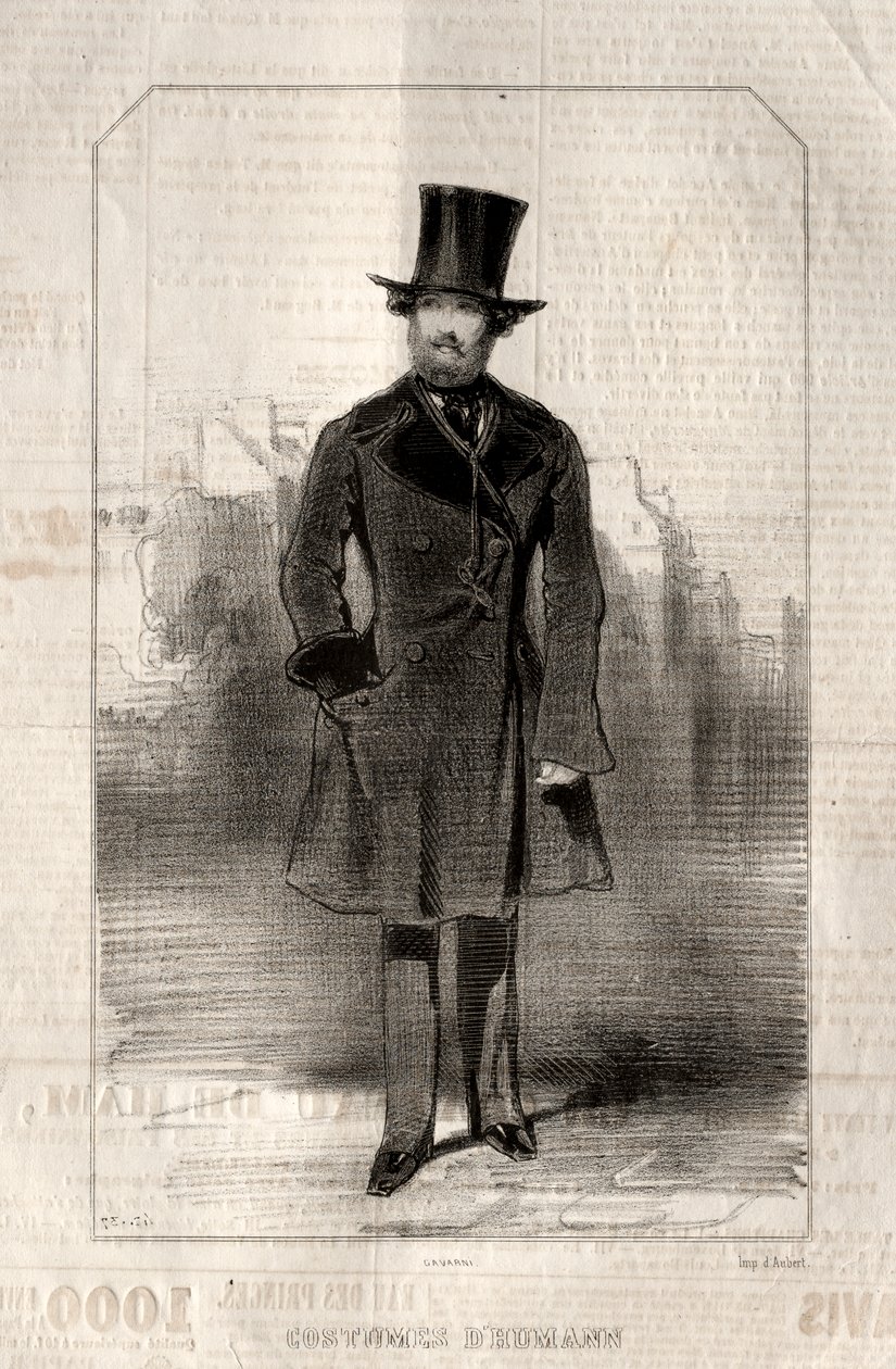 Costumes of Humann by Paul Gavarni