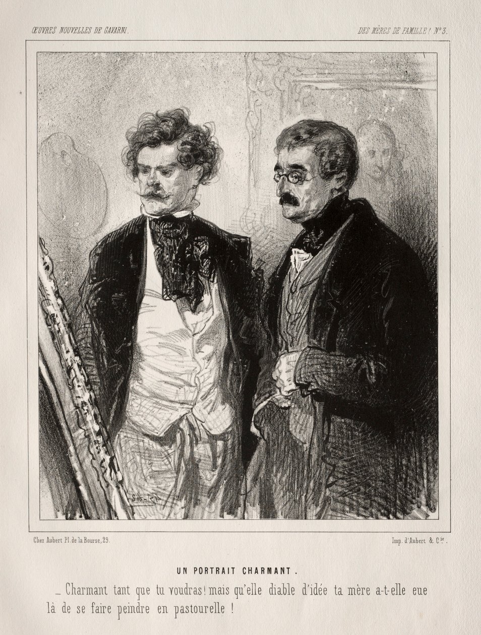 Des Mères de Famille! by Paul Gavarni