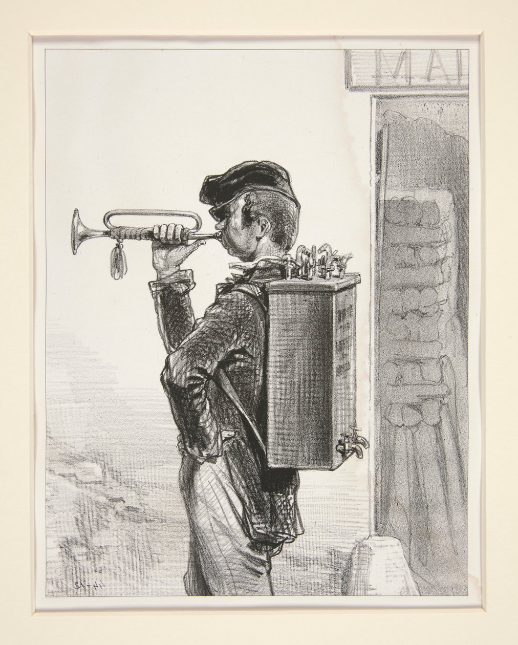 The Faucet Merchant by Paul Gavarni