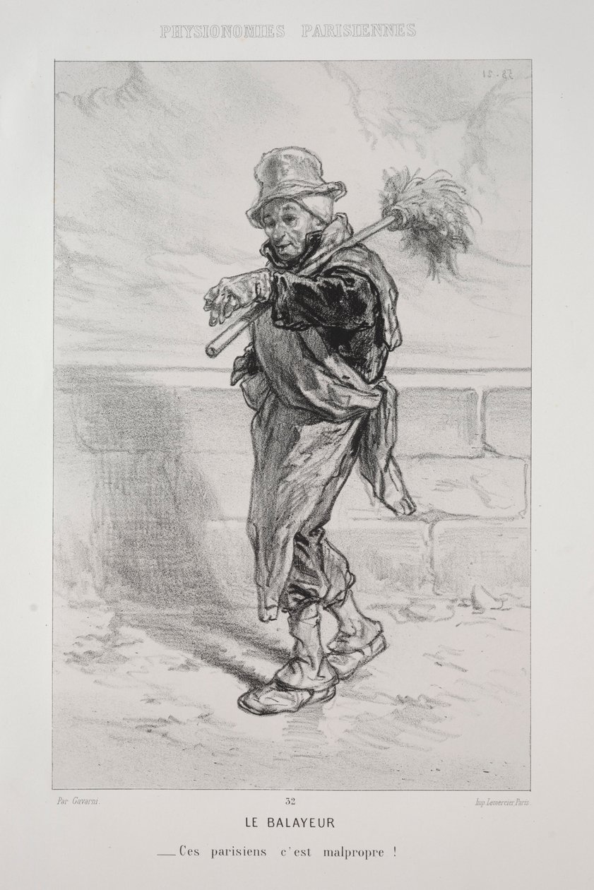 The Sweeper by Paul Gavarni