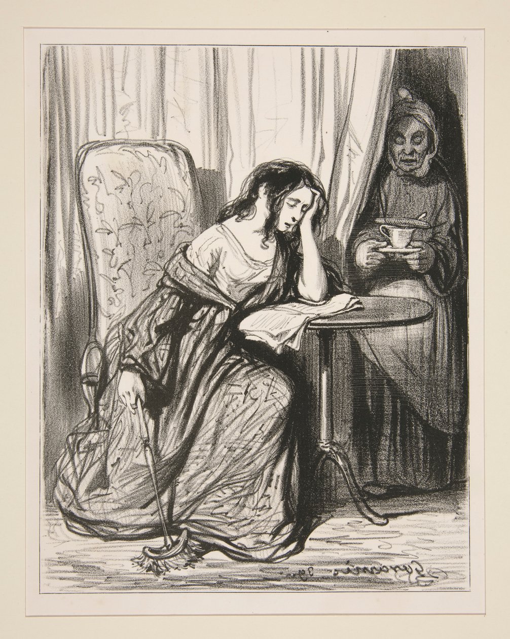 The Role by Paul Gavarni