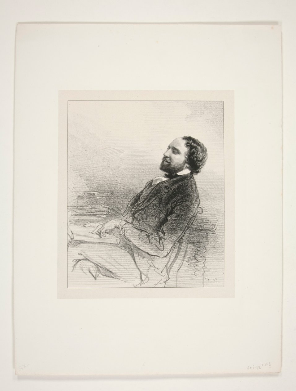 Old-Nick (Emile Forgues) by Paul Gavarni