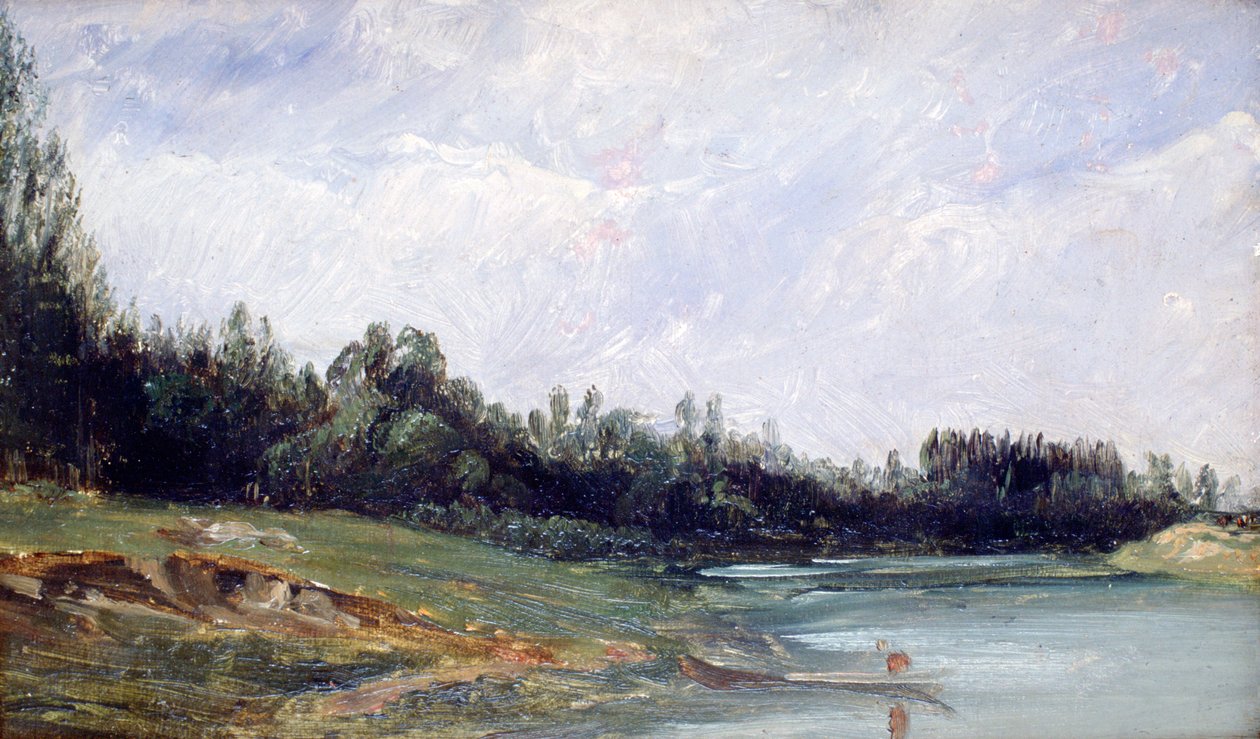 Landscape at the Edge of Water by Paul Huet