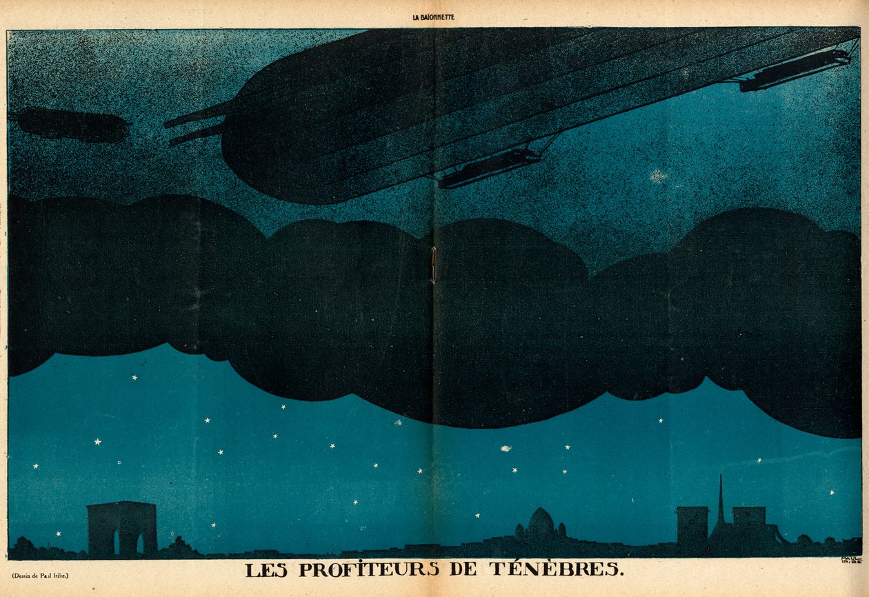 La Baionnette, Satirical in Colors by Paul Iribe