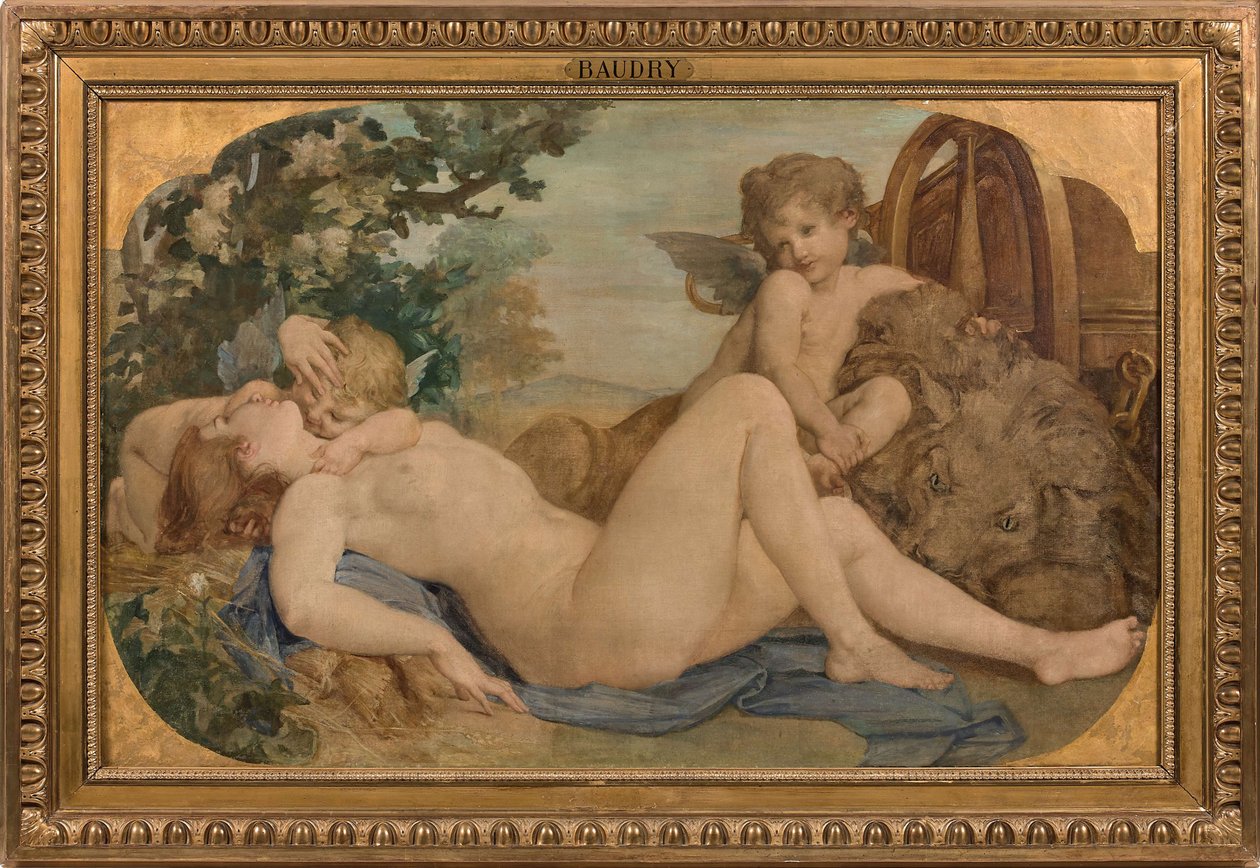 Cybele and Amphitrite by Paul Jacques Aimé Baudry
