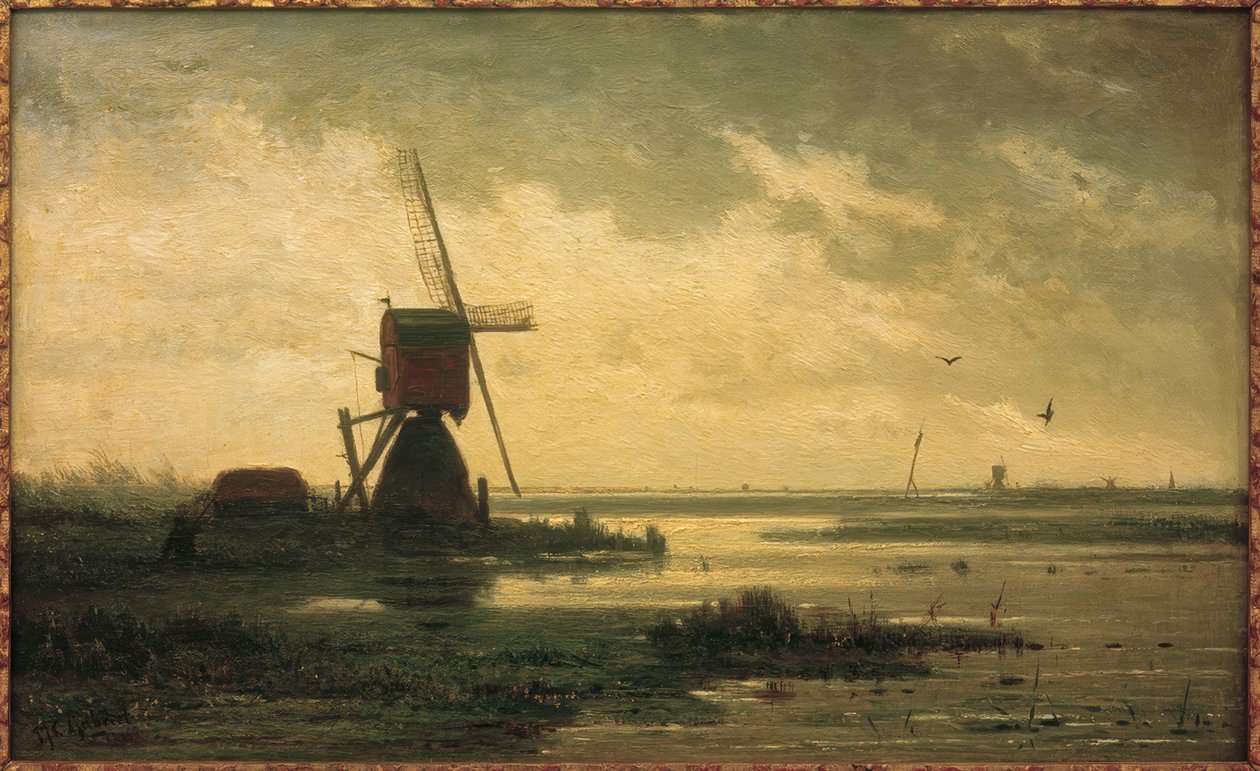 Polder Landscape by Paul Joseph Constantin Gabriel
