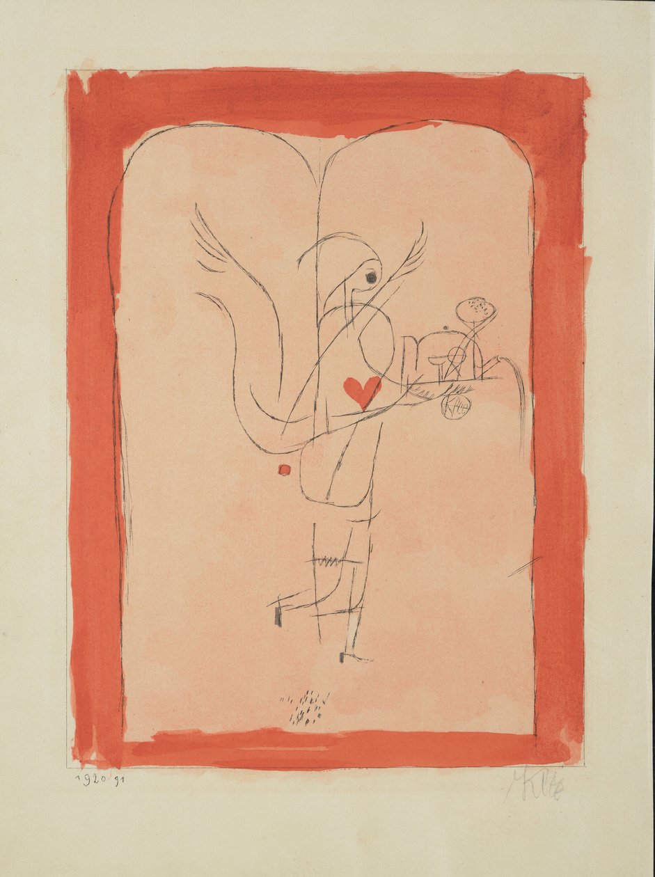 A Genius Serves a Small Breakfast, 1920 by Paul Klee