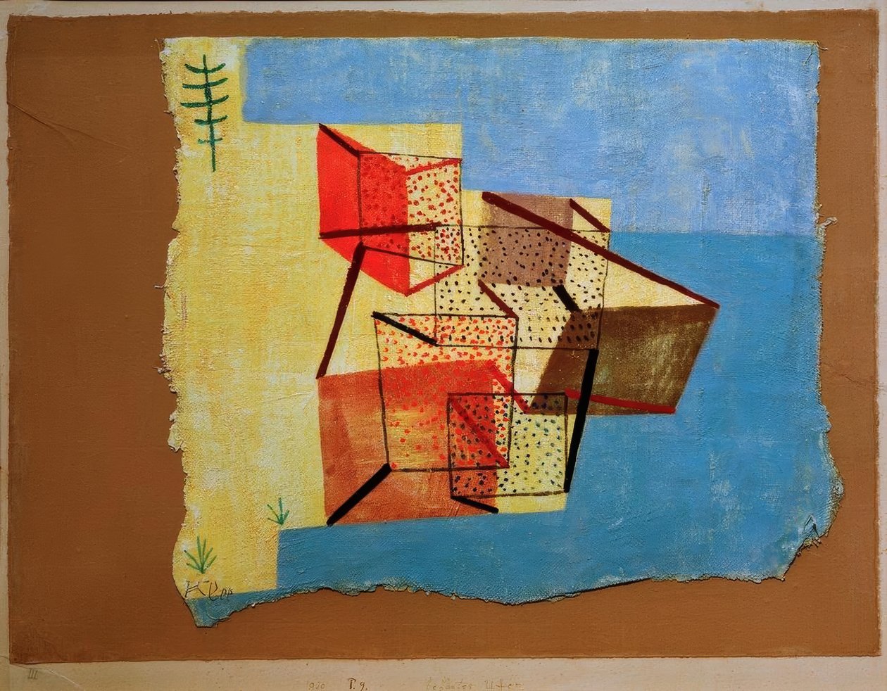 Built-up Shore by Paul Klee