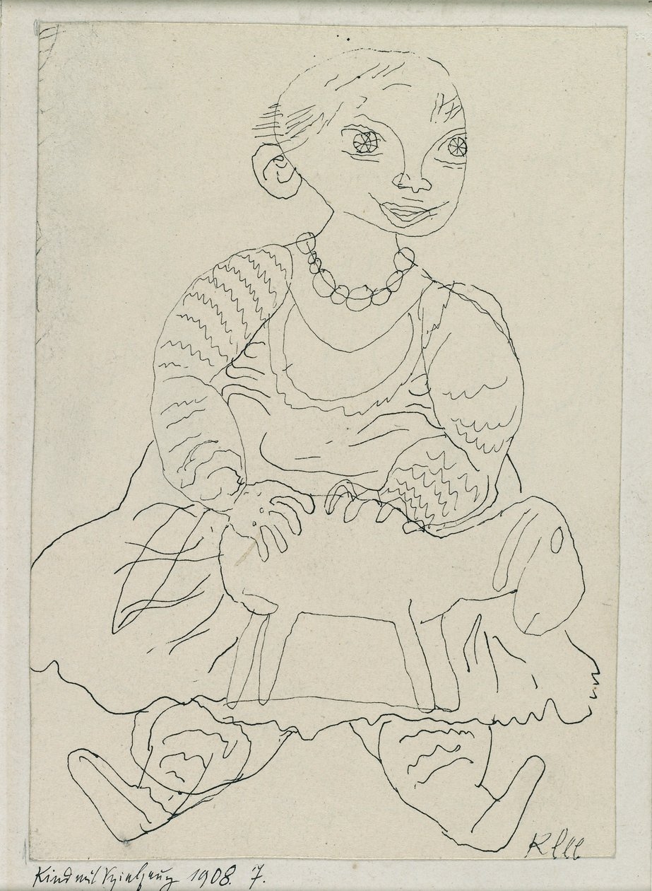 Child with a Toy by Paul Klee