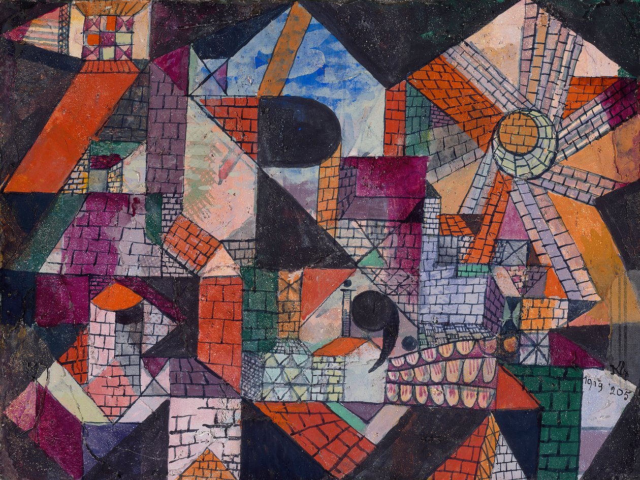 City R by Paul Klee