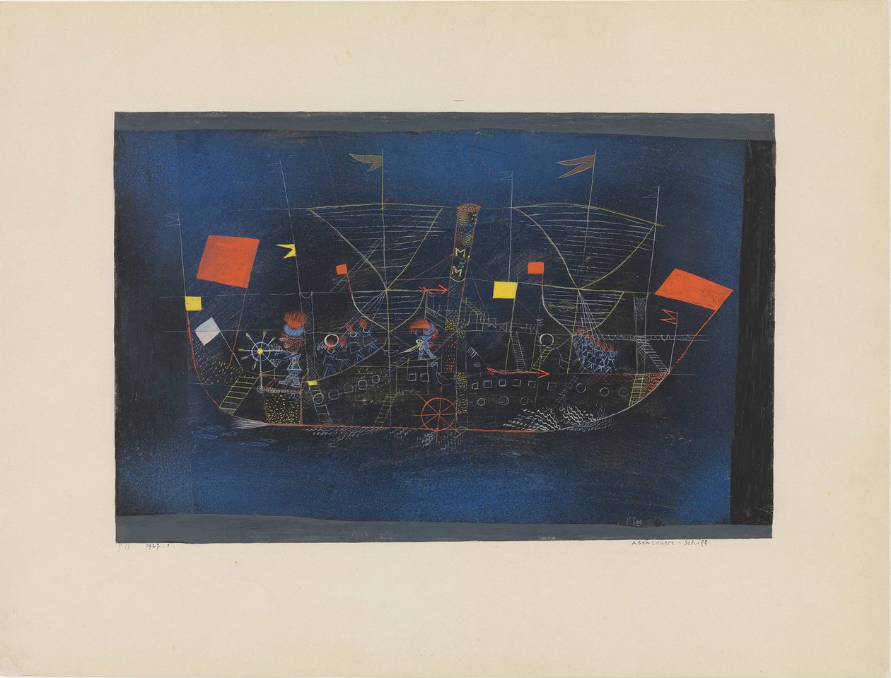 The Adventure Ship, 1927 by Paul Klee