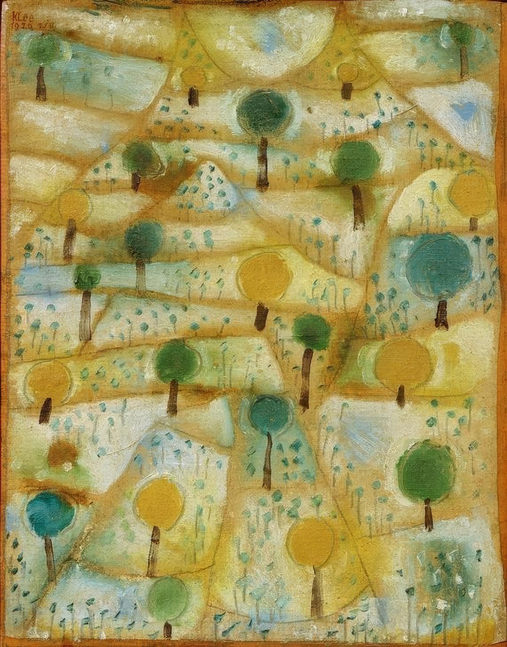 Small Rhythmic Landscape by Paul Klee
