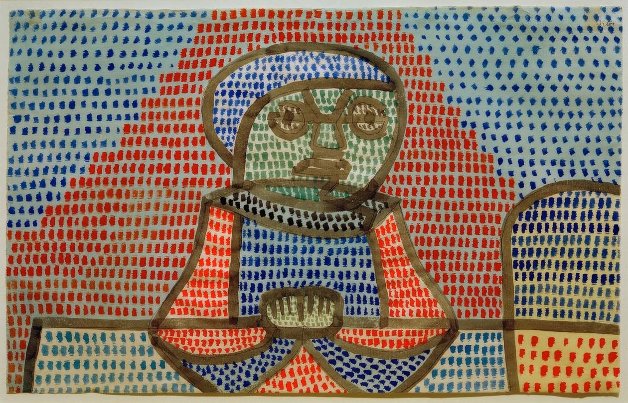 Boy at the Table by Paul Klee
