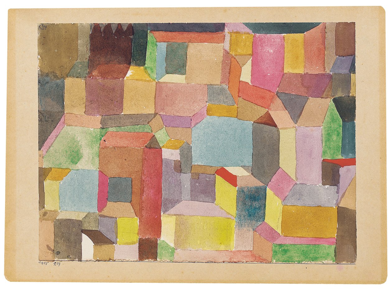 Medieval Town by Paul Klee