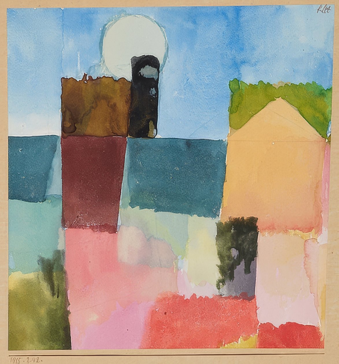 Moonrise (St. Germain). 1915/242 by Paul Klee