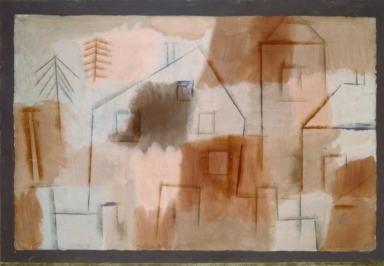 Place in Blue and Orange by Paul Klee