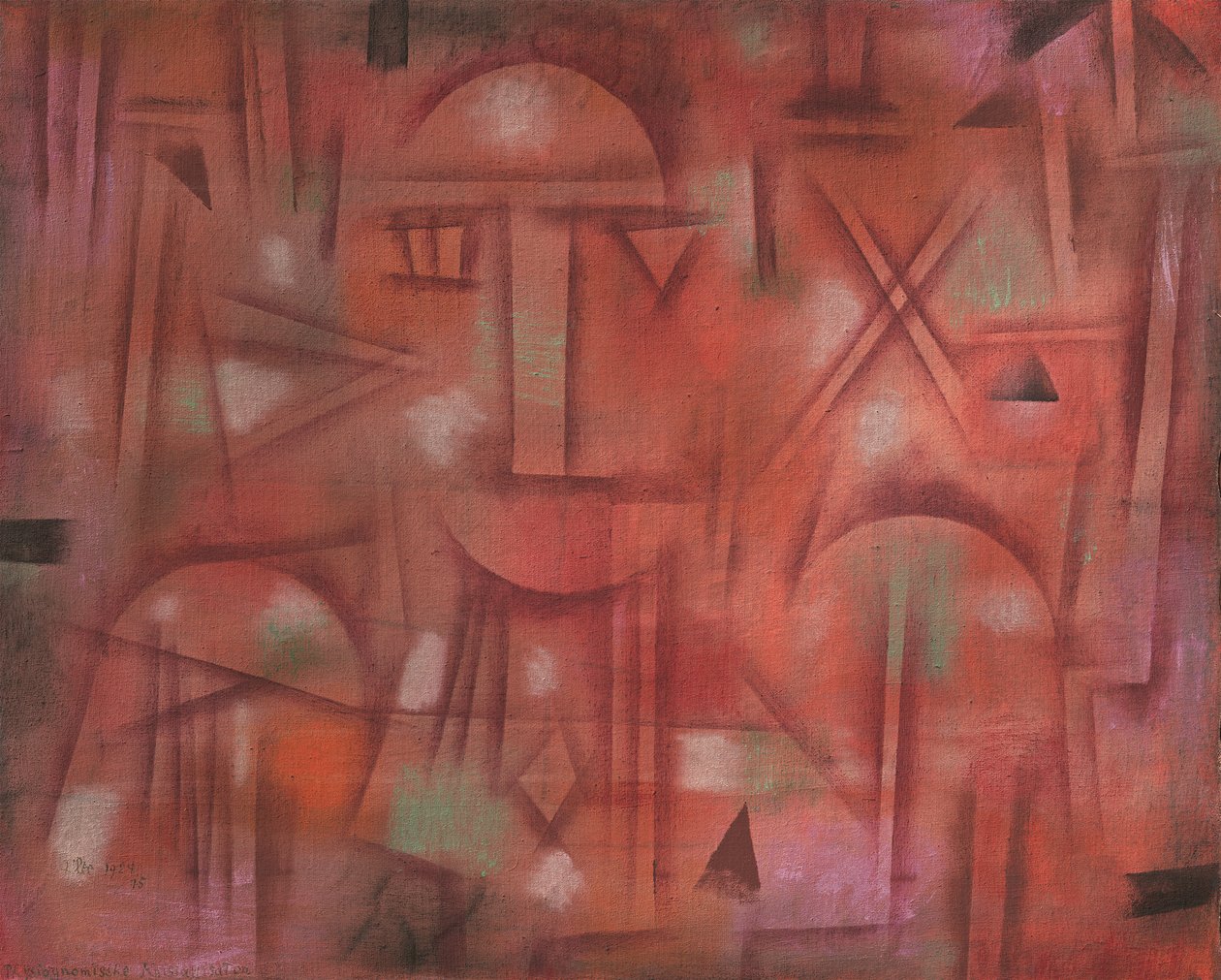 Physiognomic Crystallization by Paul Klee