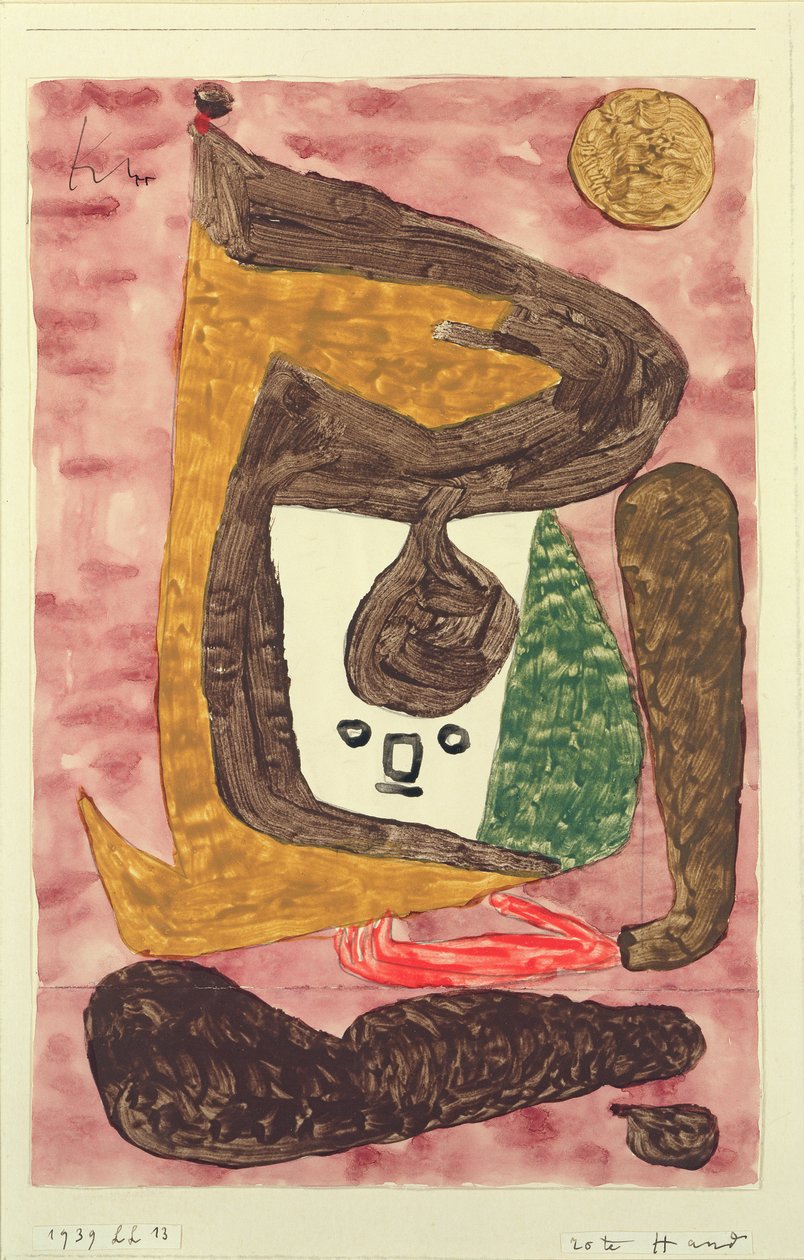 Red Hand by Paul Klee