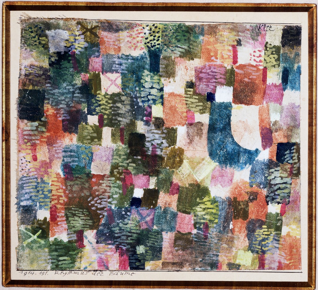 Rhythm of the Trees by Paul Klee