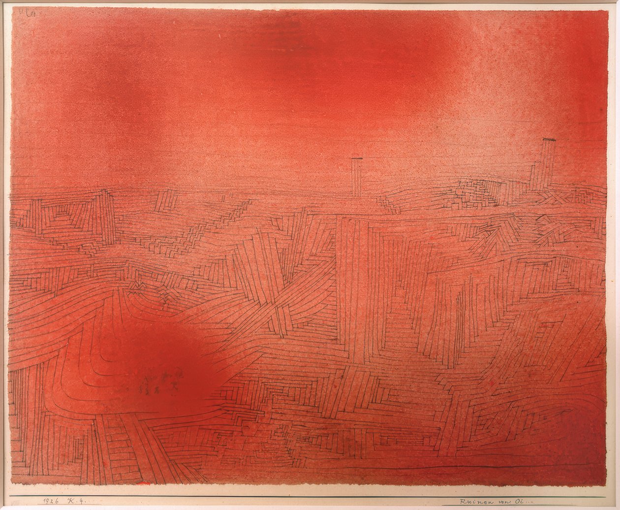 Ruins of Oi... by Paul Klee