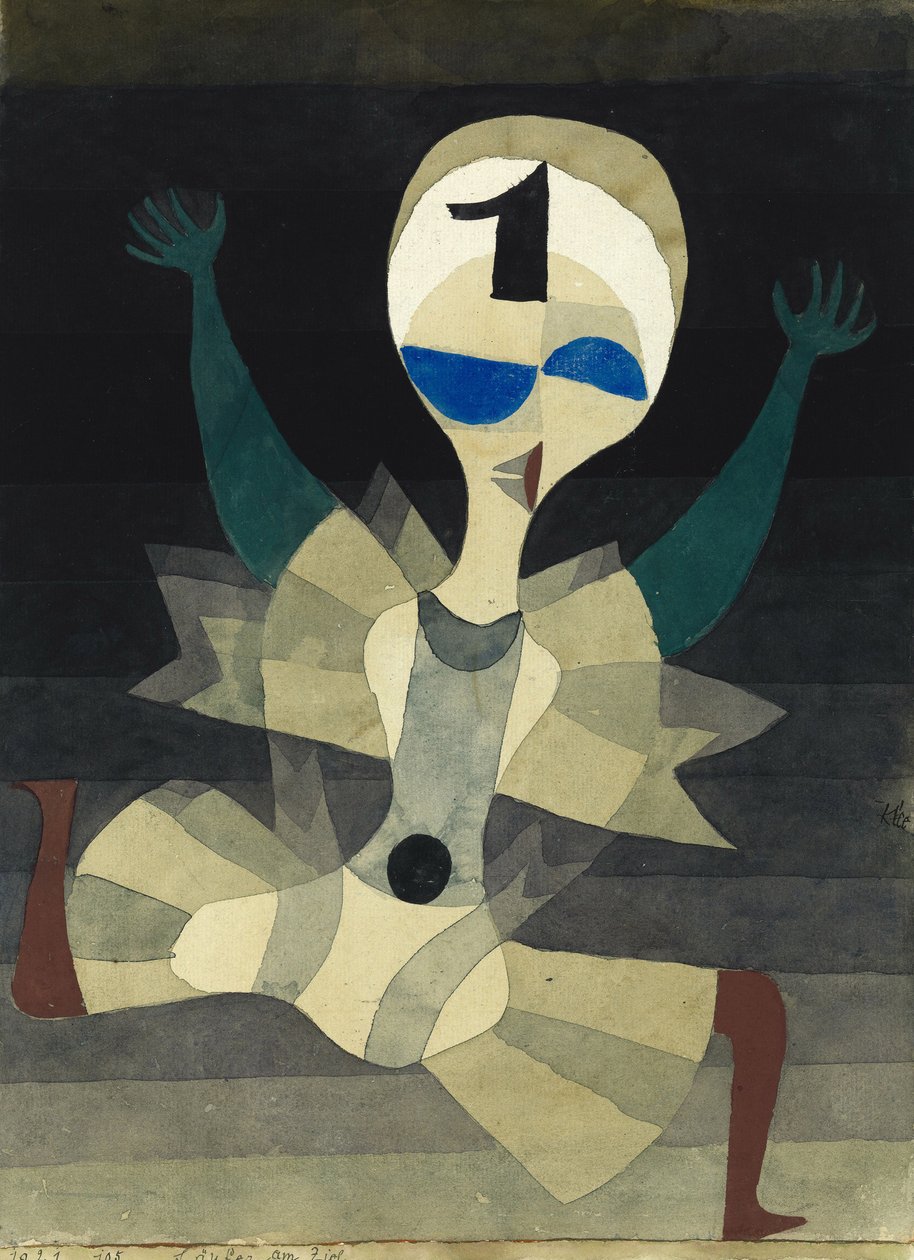 Runner at the Goal by Paul Klee