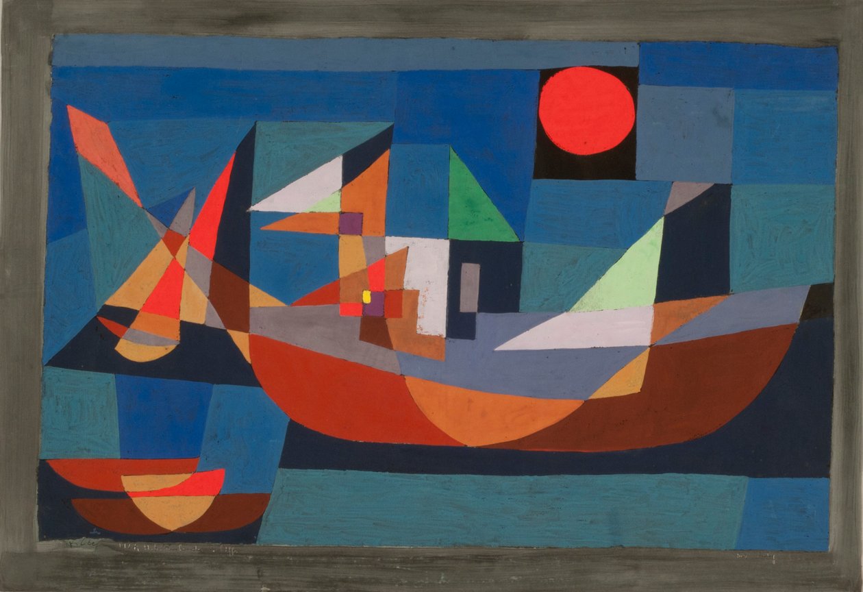 Ships at Rest by Paul Klee