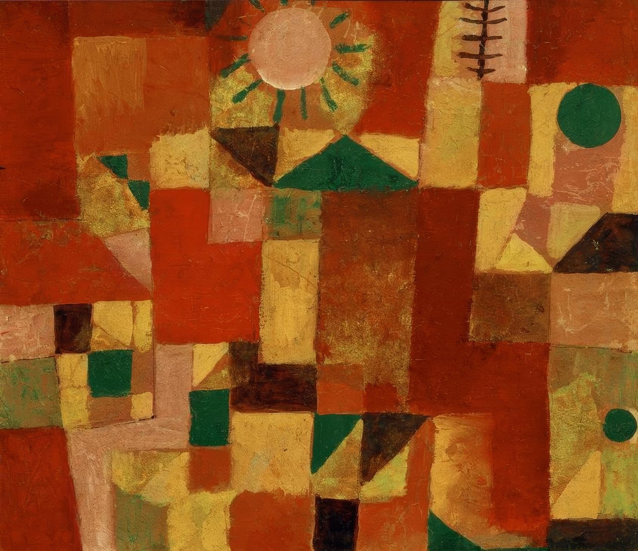 Sun Gold by Paul Klee