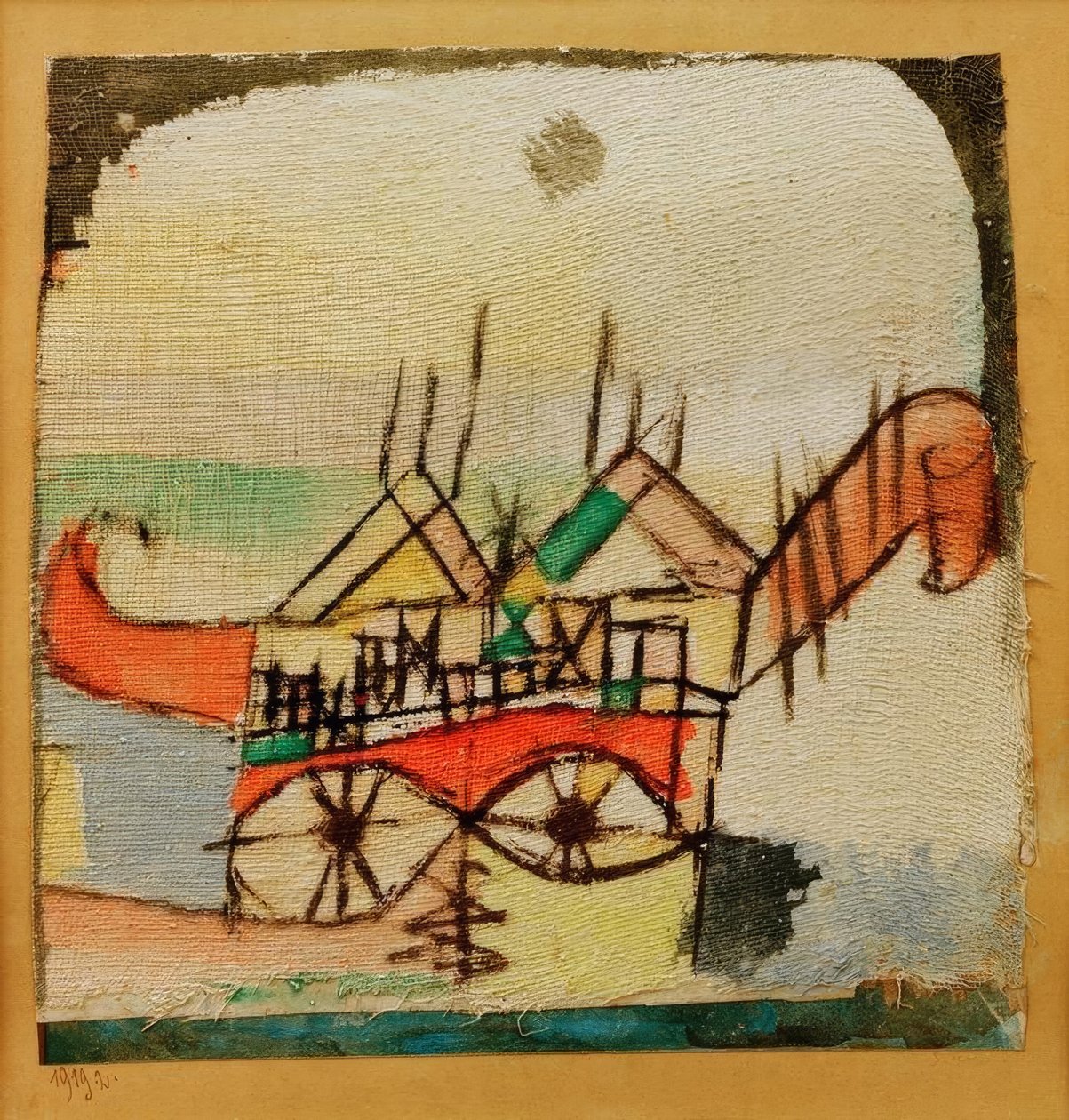 Sphinx-like by Paul Klee