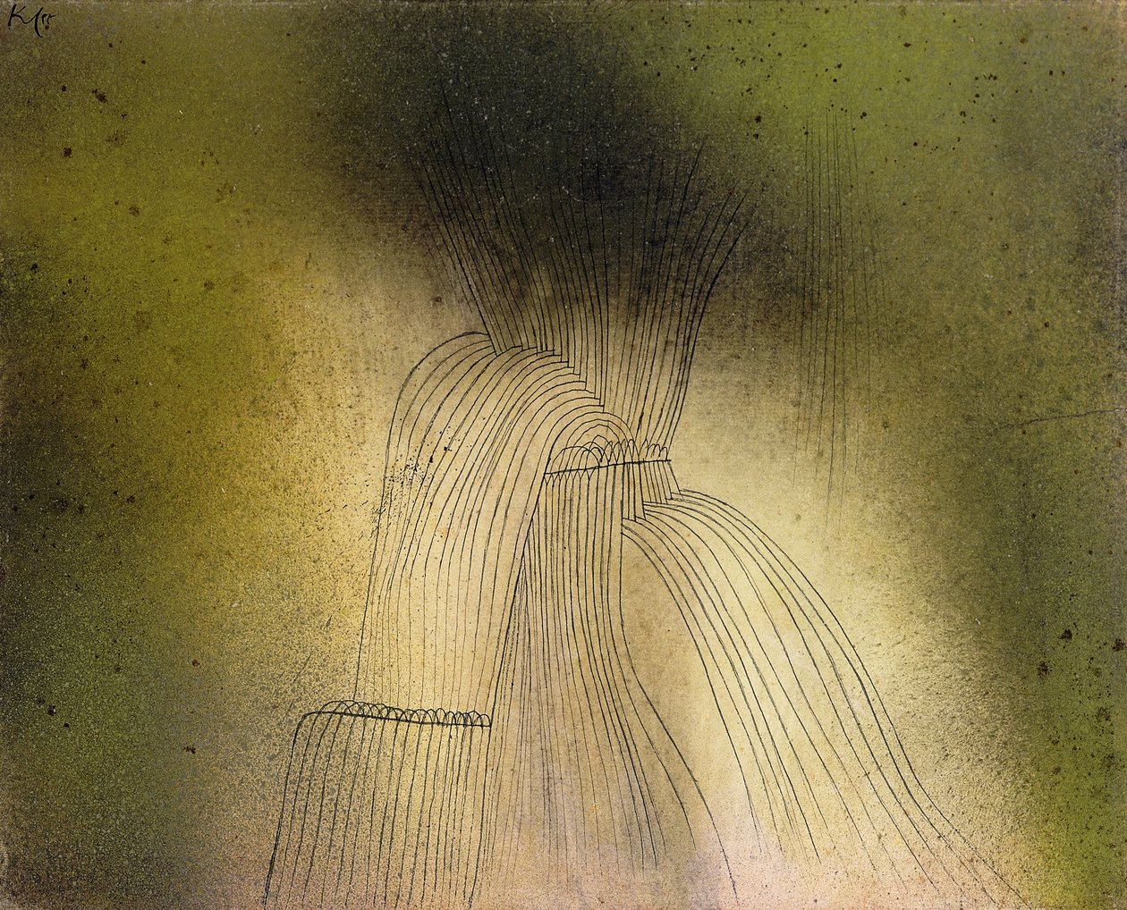 Waterfall by Paul Klee