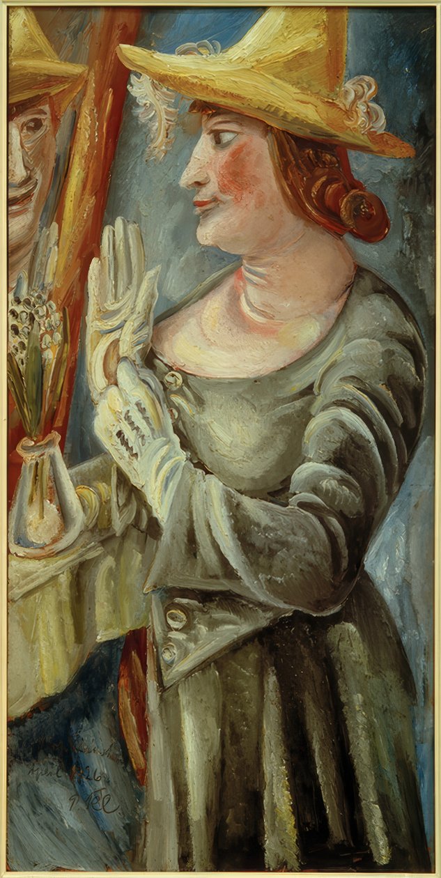 Mrs. K. in Front of the Mirror by Paul Kleinschmidt
