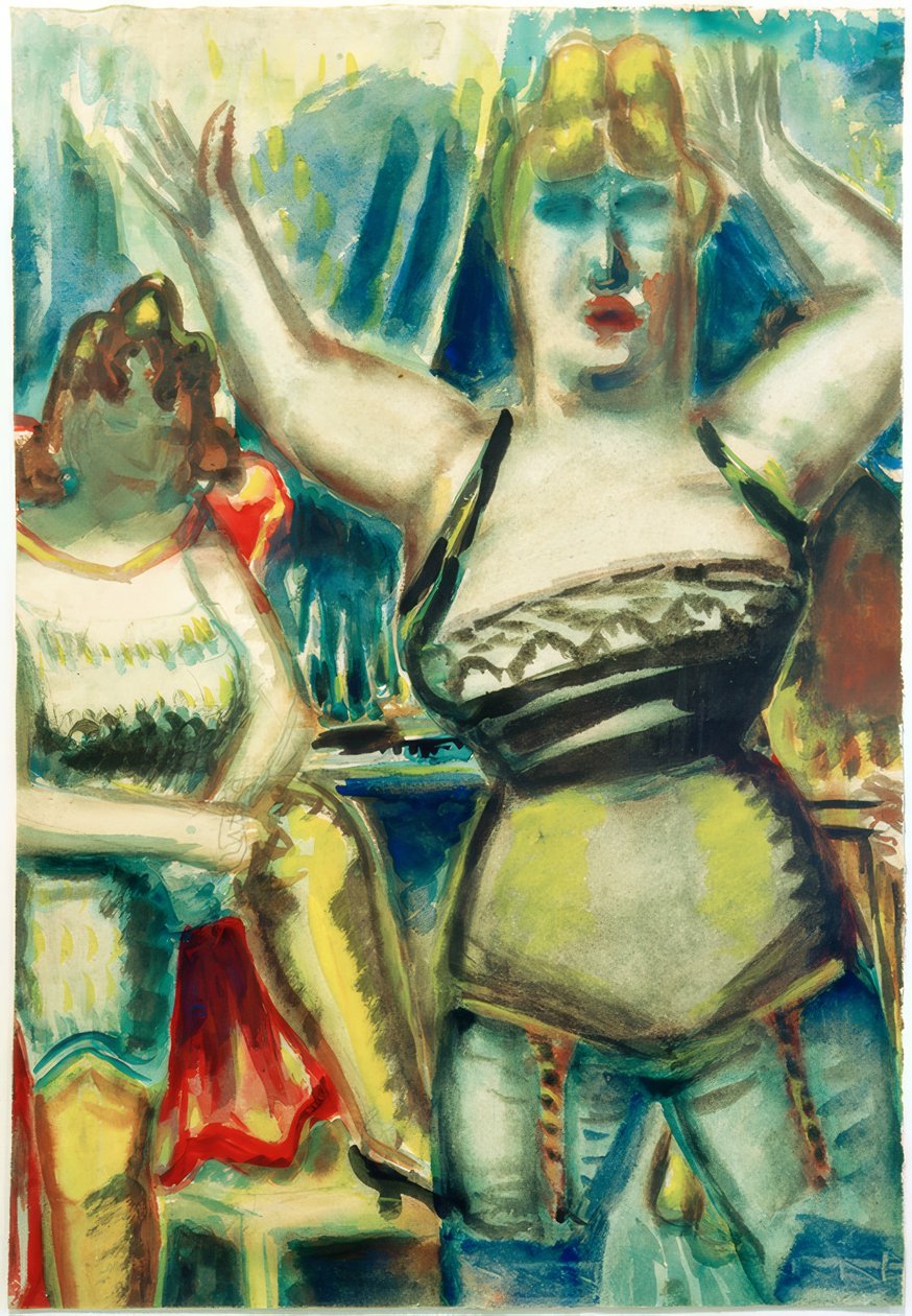 Woman with Raised Arms by Paul Kleinschmidt