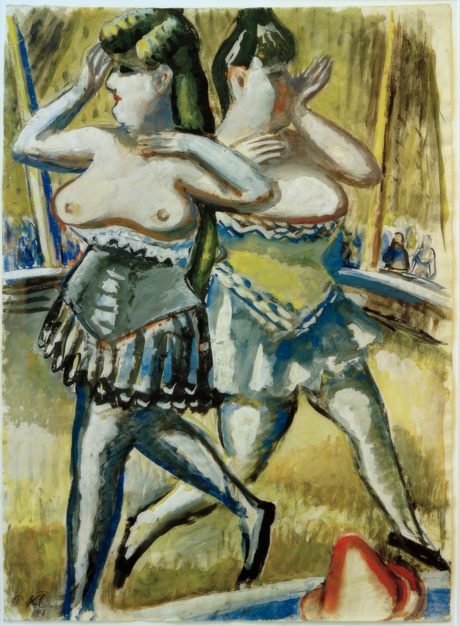 Two Circus Dancers by Paul Kleinschmidt