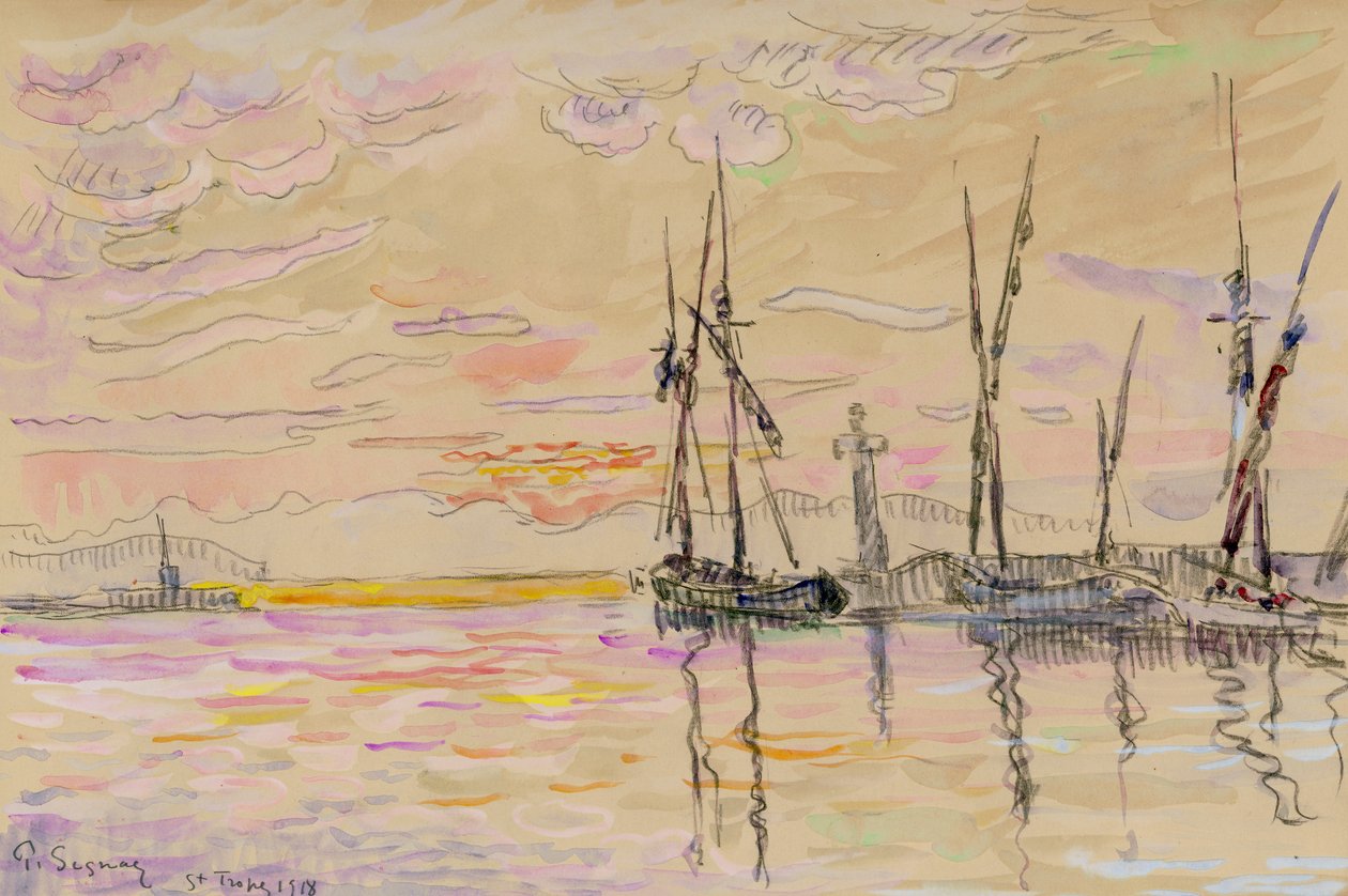 St Tropez by Paul Signac