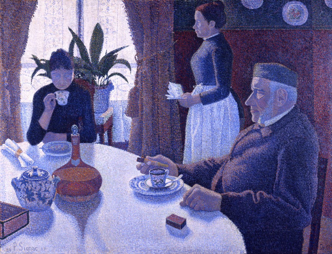 The Dining Room by Paul Signac