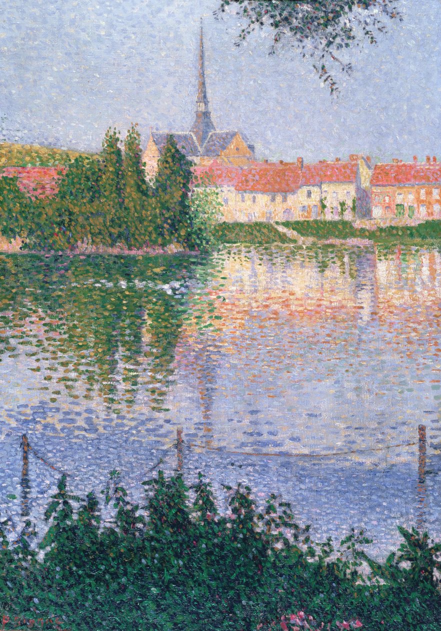 The Island at Lucas near Les Andelys by Paul Signac