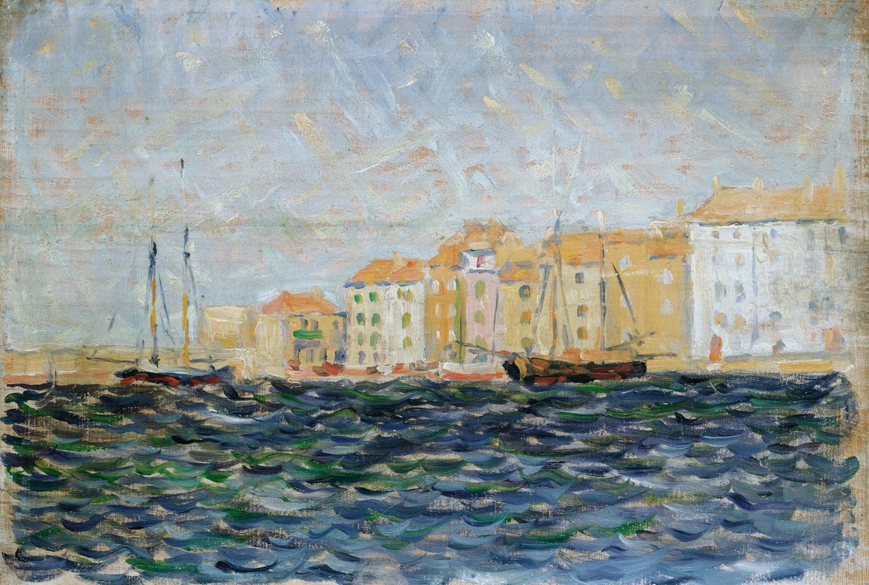 The Port of St. Tropez by Paul Signac