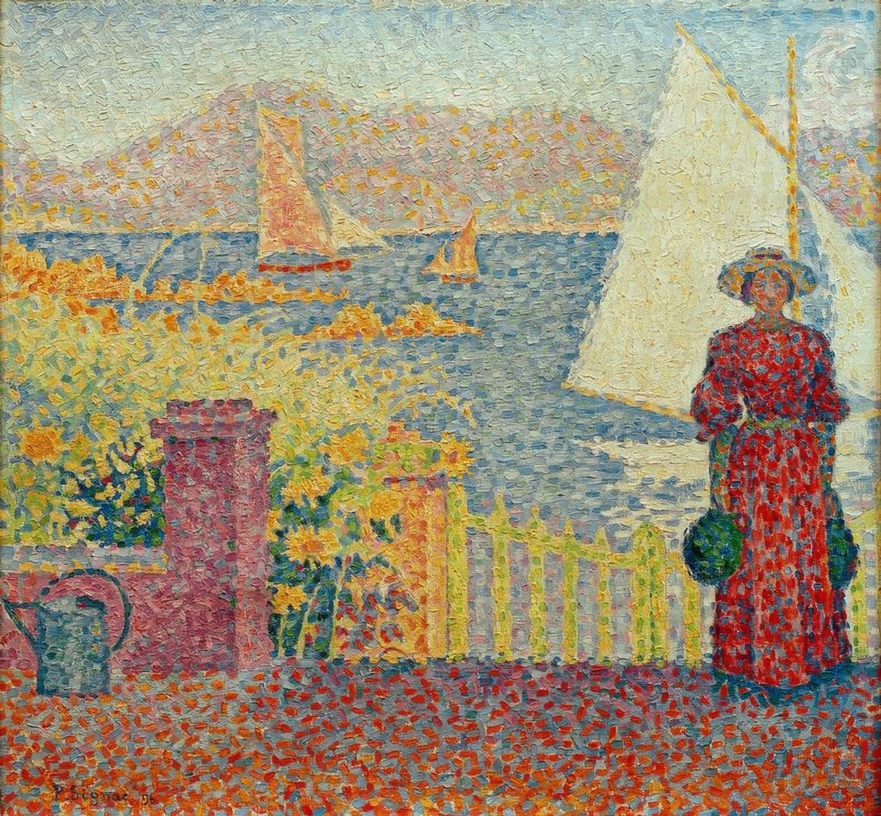 Gate in Saint-Tropez by Paul Signac