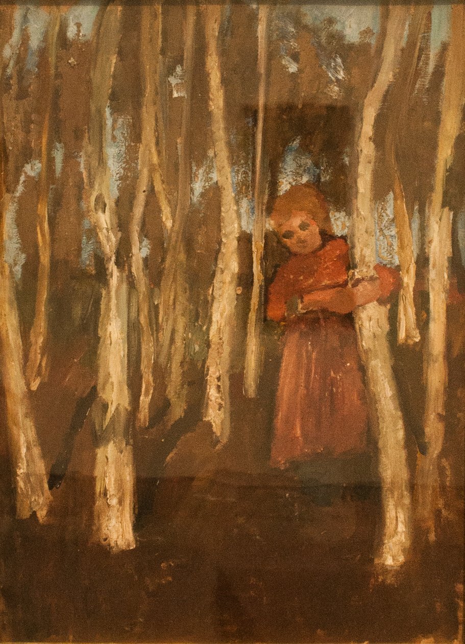 Girl in a Birch Forest by Paula Modersohn Becker